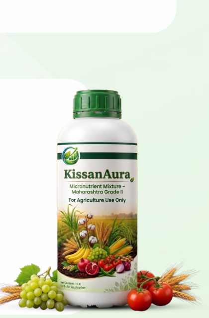 KissanAura – Foliar Spray fertiliser pack by Ganpur Chemicals